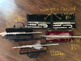 New and used flute