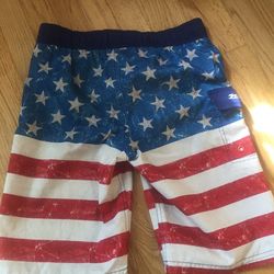 American Flag boy’s swim Trunks 🇺🇸