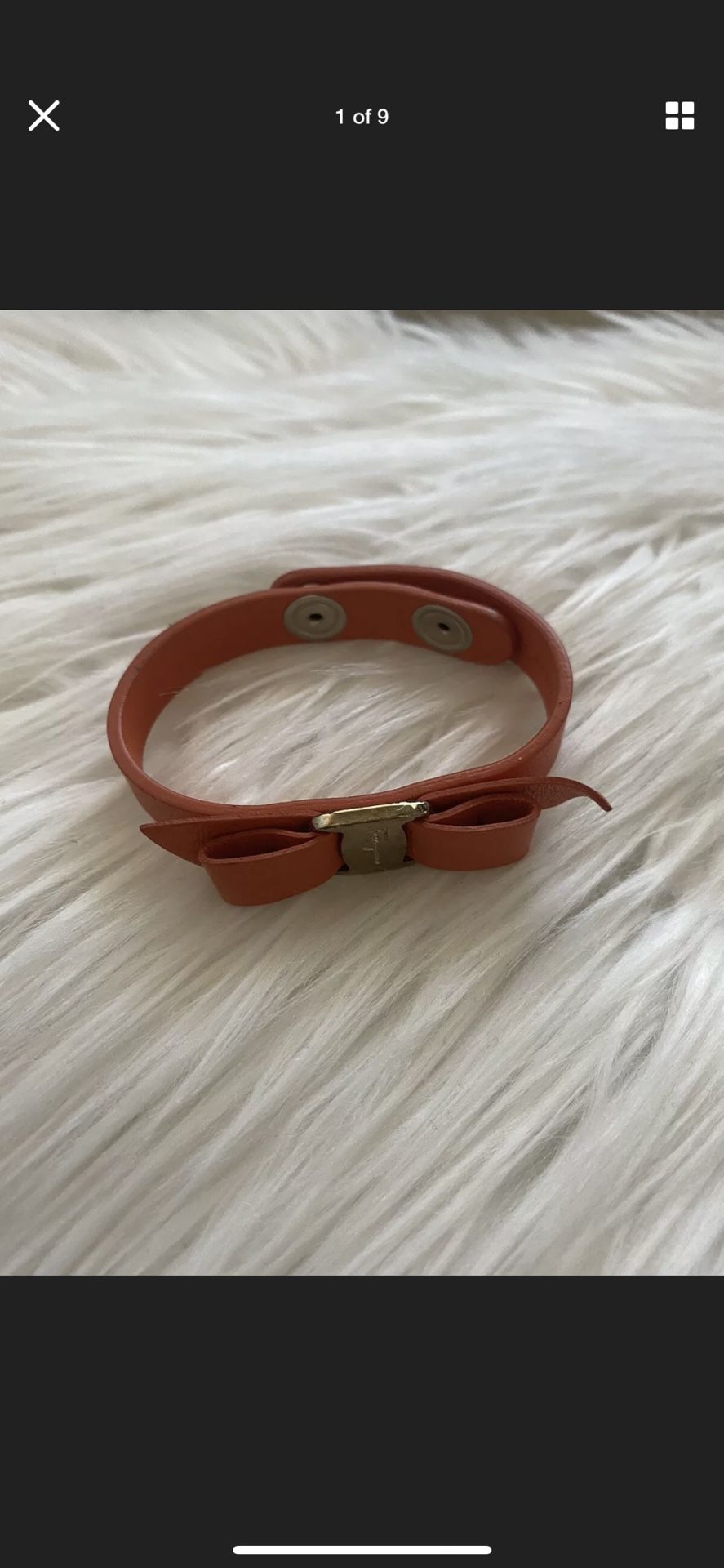 Salvatore Ferragamo Vara Bow Leather Gold Tone Double Wrap Bracelet Salvatore Ferragamo Vara Bow Leather Gold Tone Double Wrap  main image 3