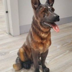 Porcelain Figurine of German Shepard