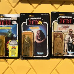 3 Vintage Star Wars Action Figures MOC
