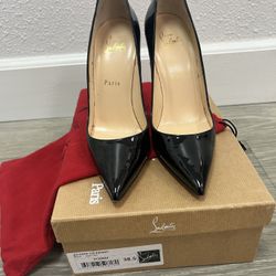 Christian Louboutin So Kate 120 Patent Black 38.5