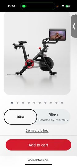 Peloton Indoor Exercise Bike- barely used
