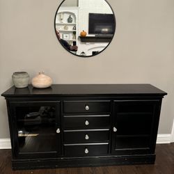 Black Pottery Barn Console/Table