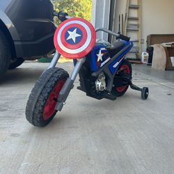 Captain America Electric Ride On Bike
