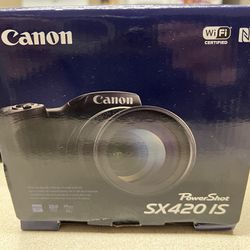 Brand New CANON POWERSHOT SX420 IS - Digital Camera with Stand