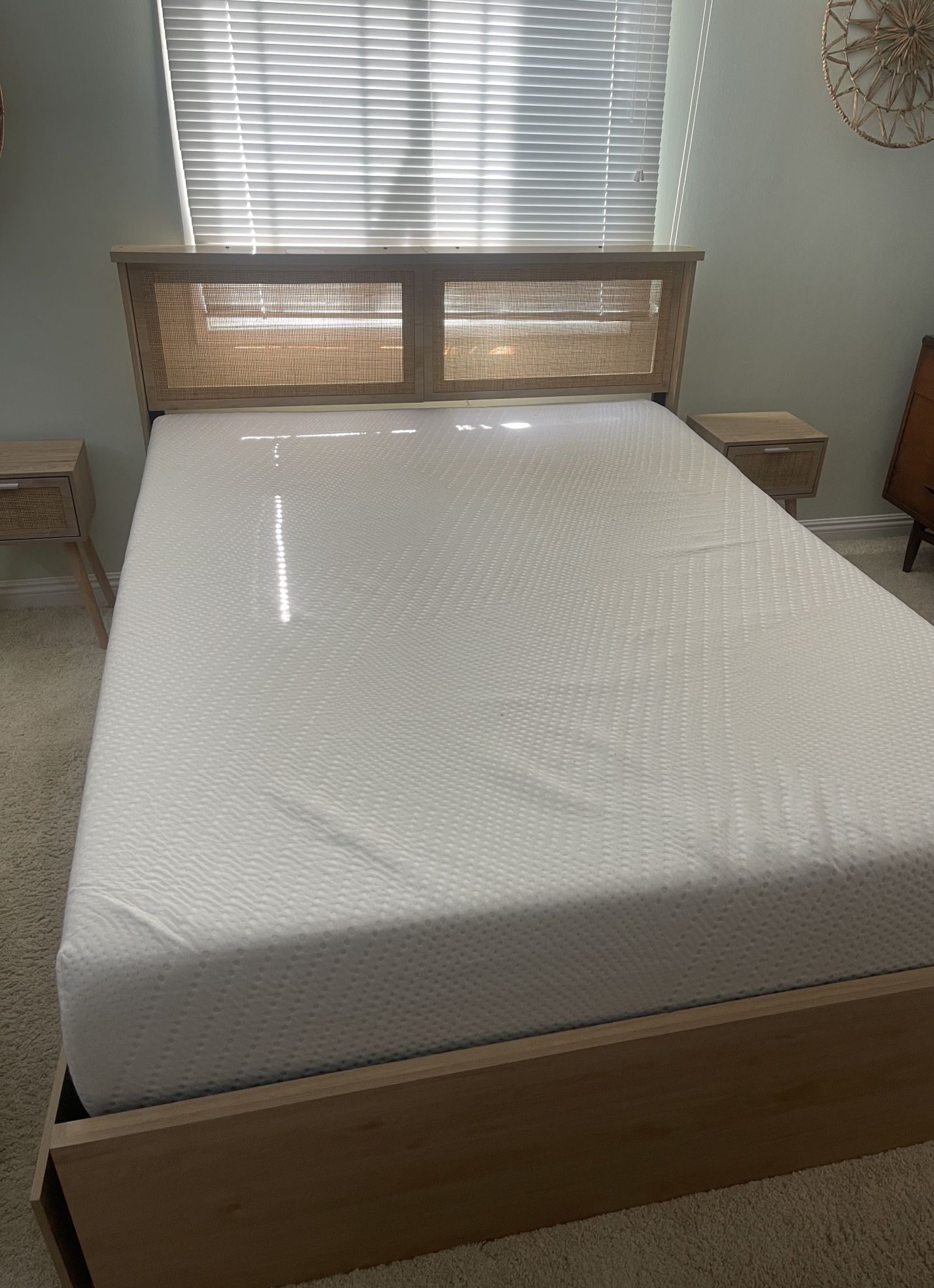 Bed and bed frame