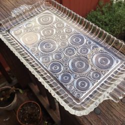 Vintage Crystal Tray