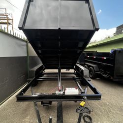 Dump Trailer Smooth Finish