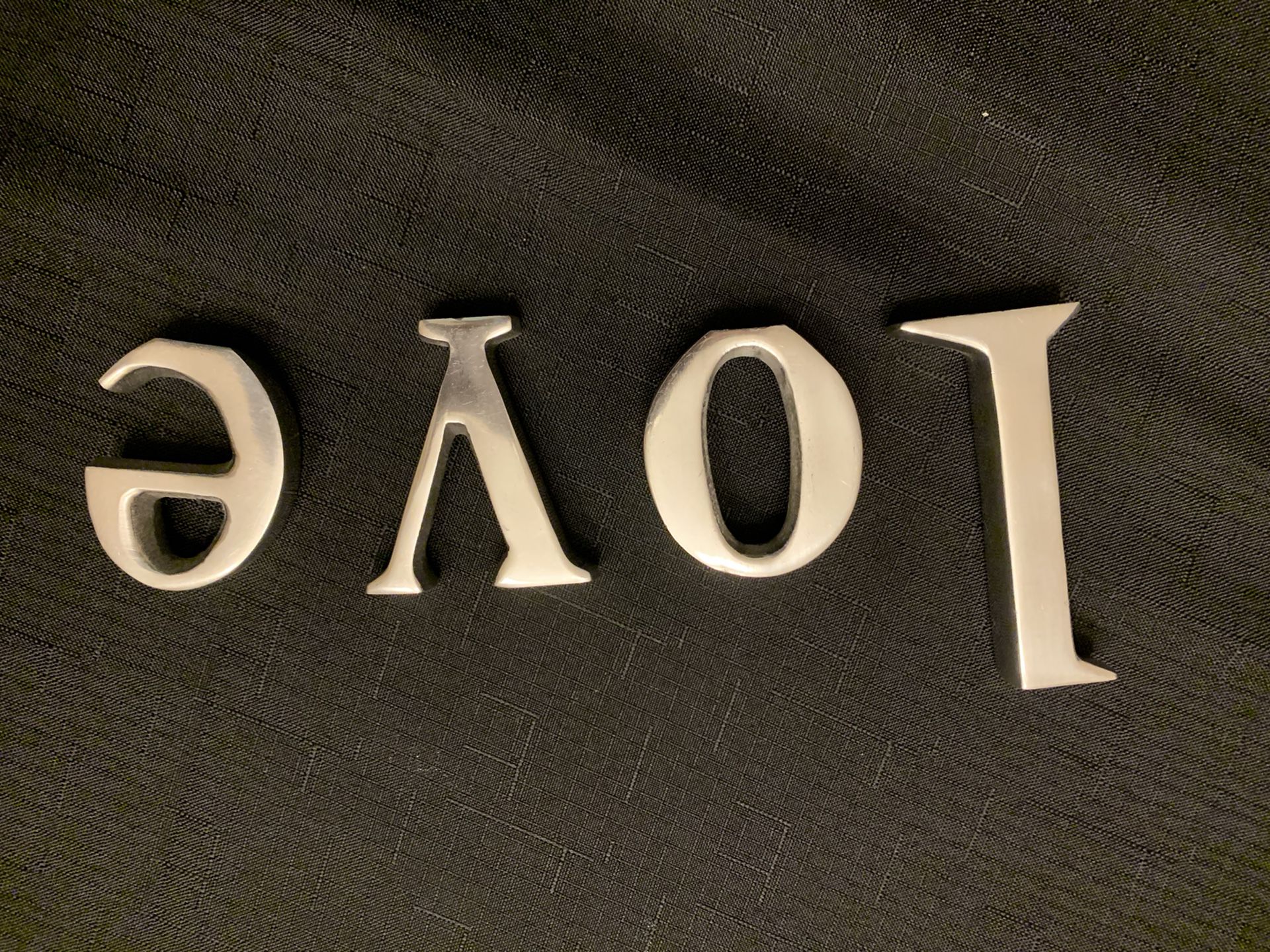 Metal 3” letters