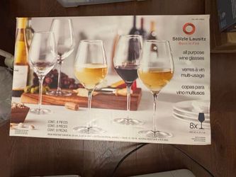 Stölzle Lausitz Born in Fire 8-piece All Purpose Wine Glasses Set