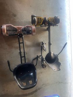 Hover board nd go cart attachment