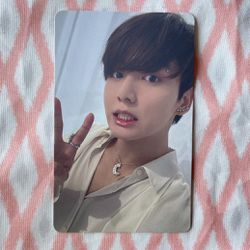 Official BTS Proof Jungkook Photocard, Official RM Photo, and Official Proof Poster Bundle