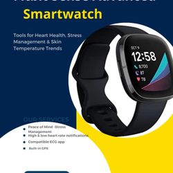 Fitbit Sense Advanced Smartwatch  Carbon/Graphite