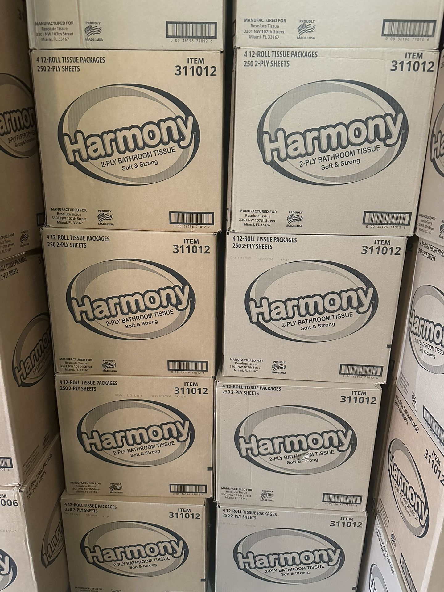 Harmony ( Angel Soft) 48 Rolls 21.00 Each