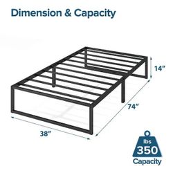 Zinus LORELEI 14" Platform Bed Frame Twin