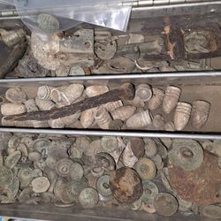 Cival War, Gettysburg, Confederat Buttons, Bullets, Musket Ball, Ect.