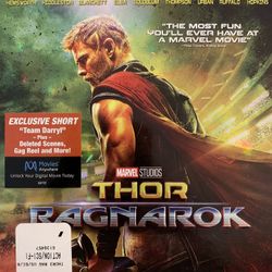 Marvel THOR Ragnarok (Blu-Ray + DVD-2017)