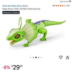 $10-Robo Alive 7149 LEZARD, Multicolored