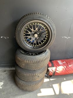 15” Wheels with Tires