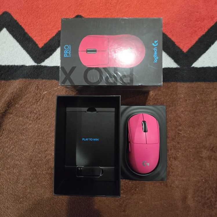 Logitech G PRO X SUPERLIGHT Wireless Gaming Mouse (Magenta Pink)