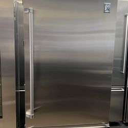 HESTAN 36”WIDE BUILT IN BOTTOM FREEZER REFRIGERATOR 