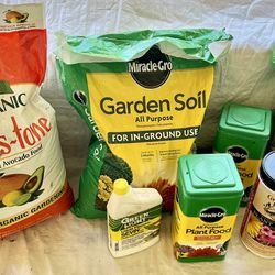 Garden soil, Plant food and fertilizer 
