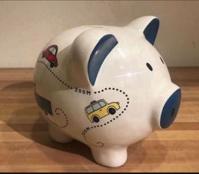 mud pie ceramic piggy bank zoom zoom for Nordstrom