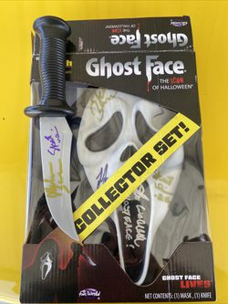 Scream Ghost Face Mask And Knife Set