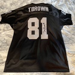 Raiders/Brown Mitchel & Ness Jersey (new) XL