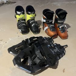 Children’s Ski Boots and Snow Shoes
