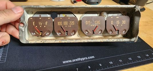 1948 Chevy Feetline Gauges