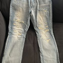 Light Blue Slim Fit Jeans 