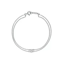 Tiffany & Co. Solitaire Diamond Bracelet Platinum PT950