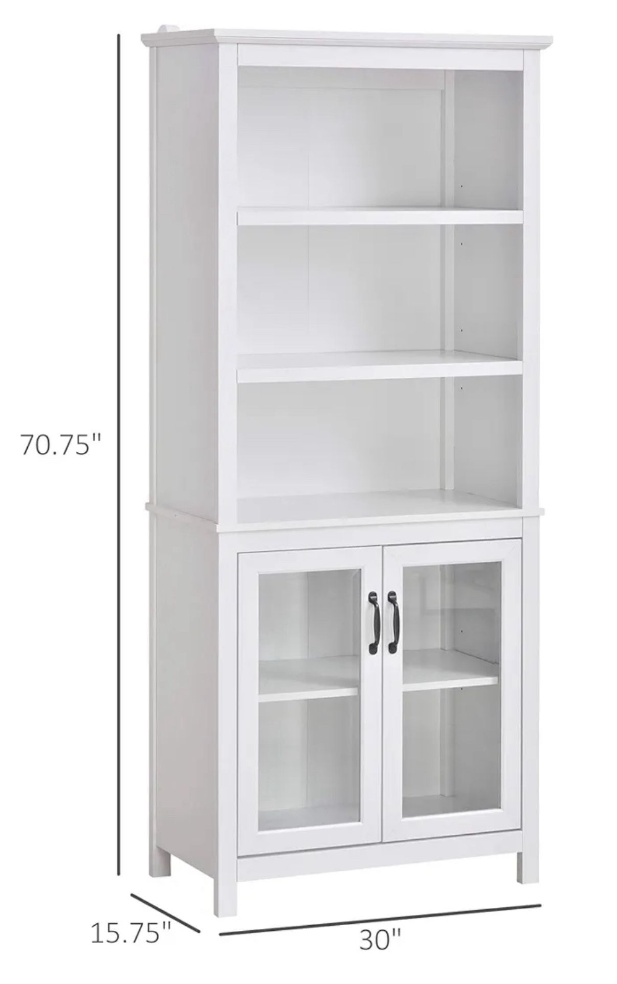 White bookcase brand new