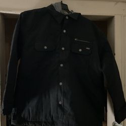 New With Tags Dickies Mens Hooded Shirt Jacket Quilted Relaxed Fit XL