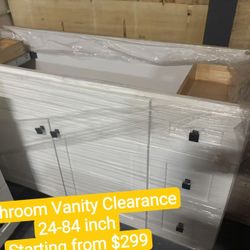 Bathroom Vanity Clearance,30-84 inch 1.821