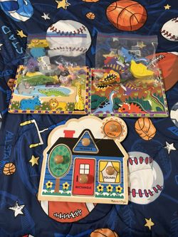 3 Melissa And Doug Puzzles