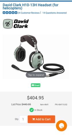 Helicopter headset