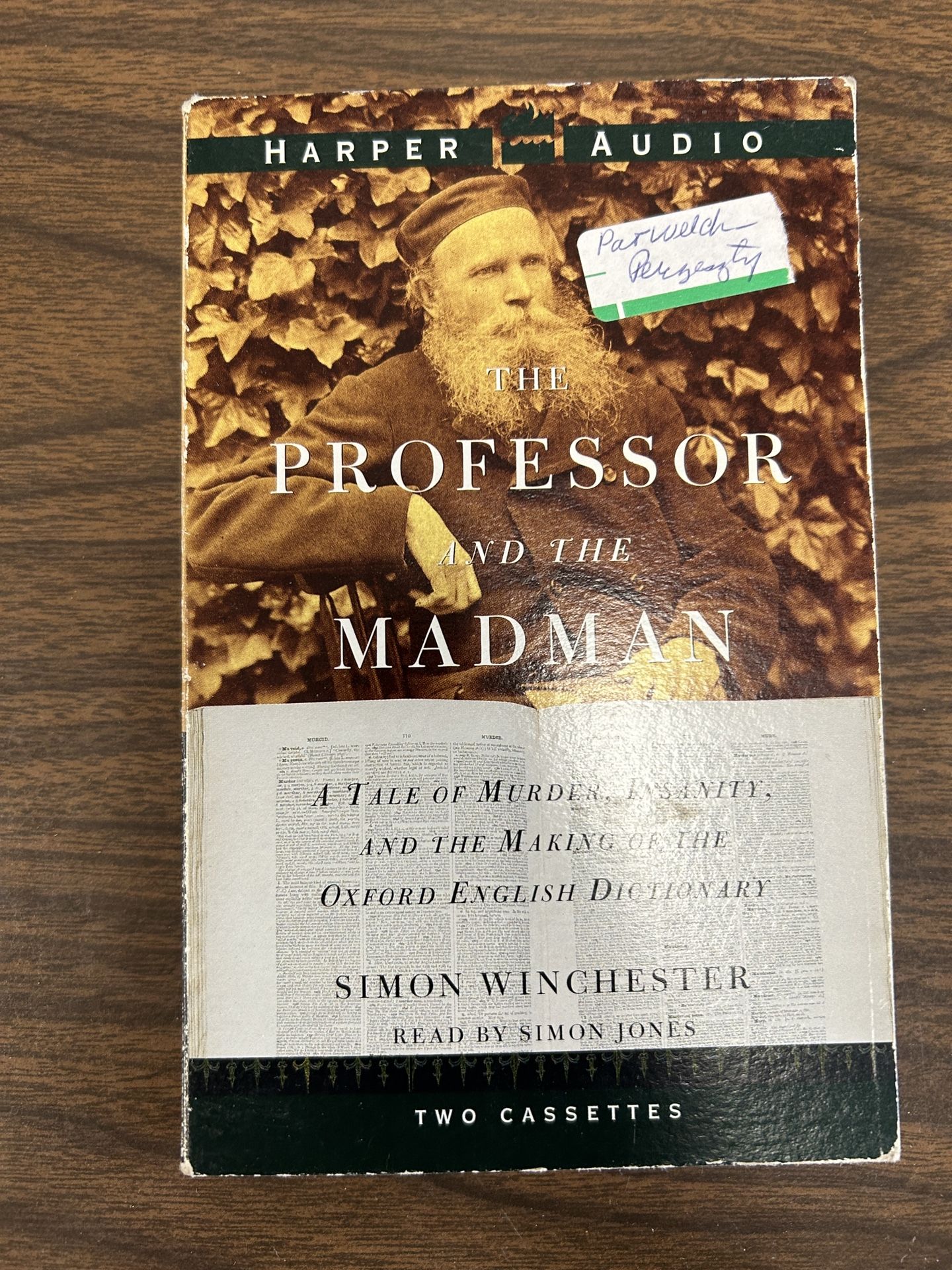 Simon Winchester’s The Professor and the Madman Audio Books