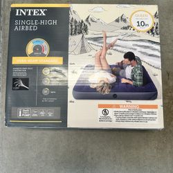 Intex Single High Queen Air Mattress Camping