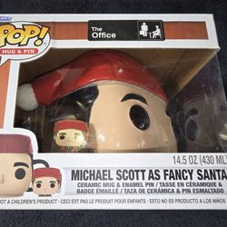 Funko Pop! Mug & Pin the Office Santa Michael 