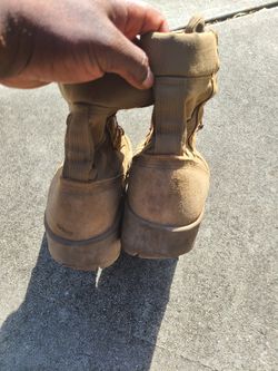 Military issue boots