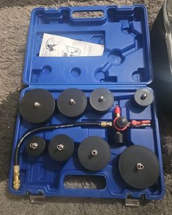 Radiator hose leak test with valve