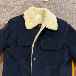 Sandro Corduroy Sherpa Jacket 