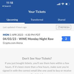 WWE Raw After Wrestlemania Tickets 