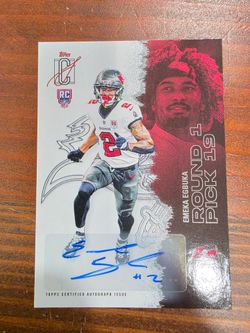 Emeka Egbuka Topps RC Certified Autograph Card