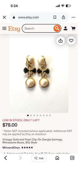 Earrings $4.00 each