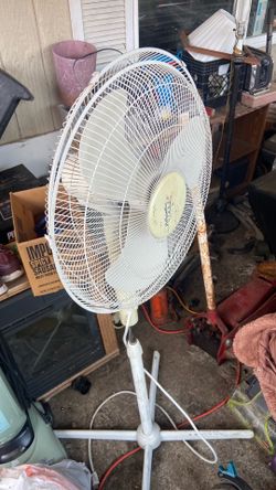 Standing electric fan price 14$. Pick up. E. Side.  Tacoma