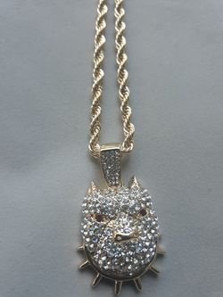 Designer rope chain with stones 20" SPECIAL